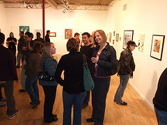 It's me! At Tonic Gallery 2008 or so.