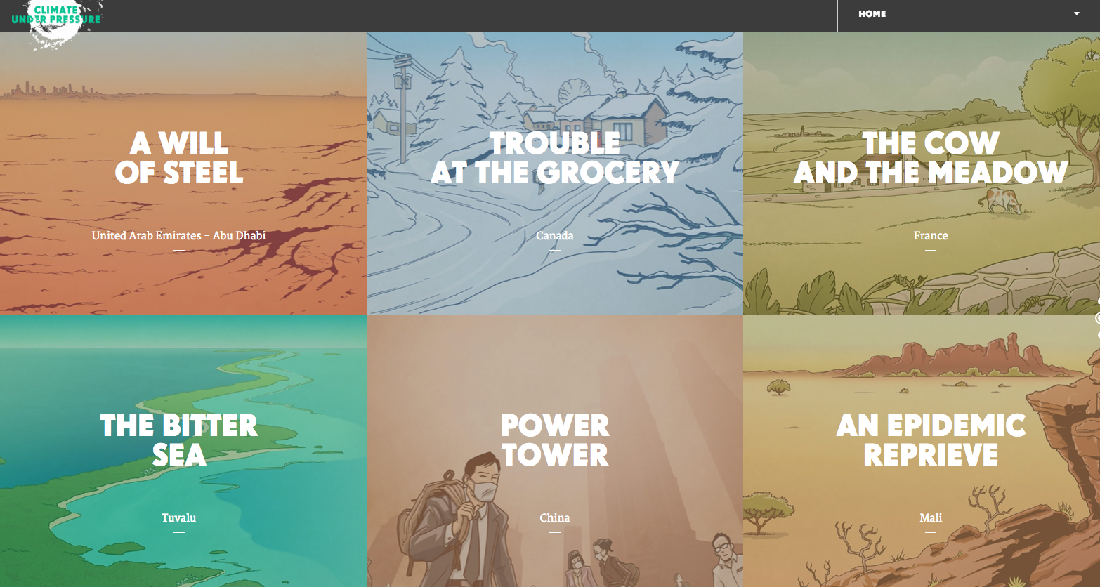 Best Websites of 2015 - Climate Under Pressure