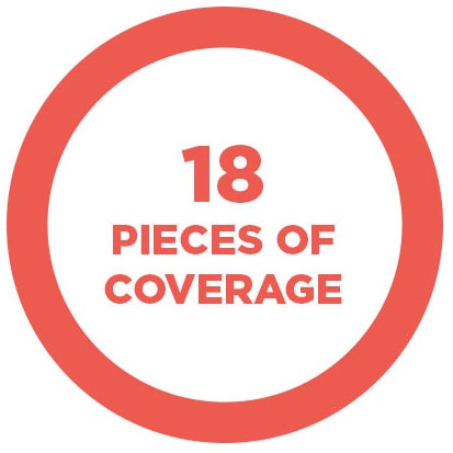 18 pieces of coverage