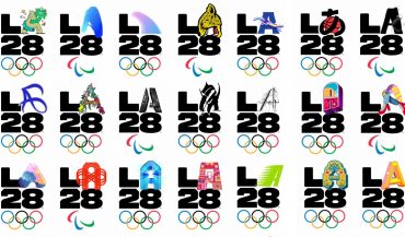 Grid of LA28 logos